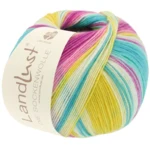 113 Citrusgul/Lys petrol/Fuchsia/Orkidé/Ecru